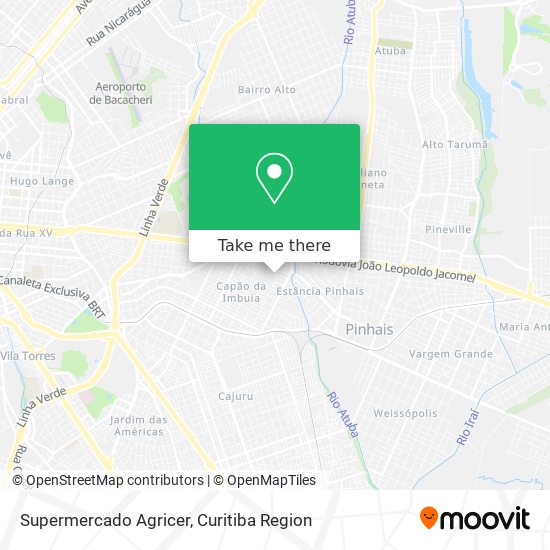 Supermercado Agricer map