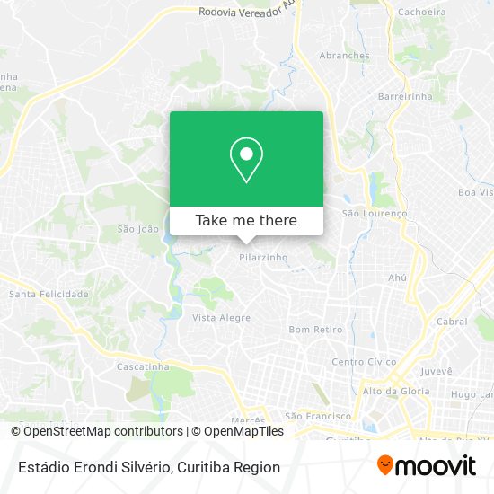 Estádio Erondi Silvério map