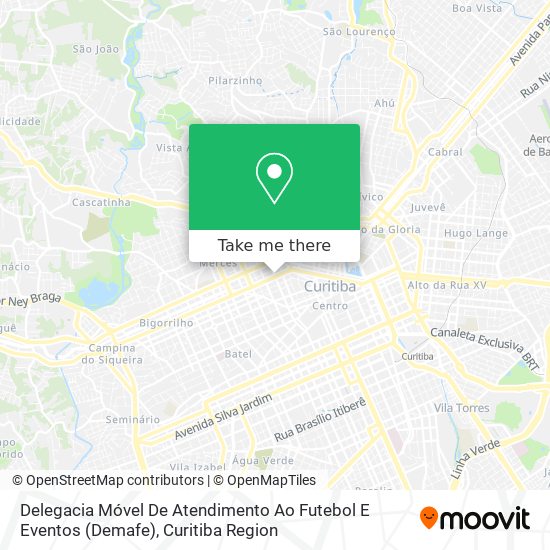 Delegacia Móvel De Atendimento Ao Futebol E Eventos (Demafe) map