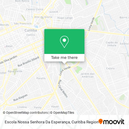 Mapa Escola Nossa Senhora Da Esperança