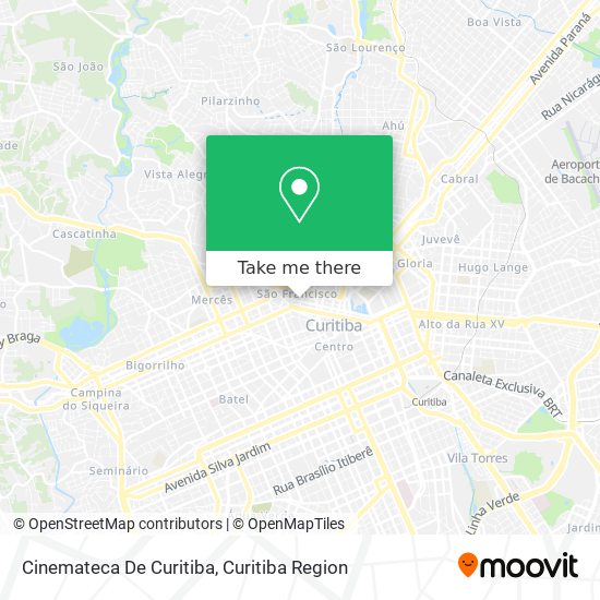 Cinemateca De Curitiba map