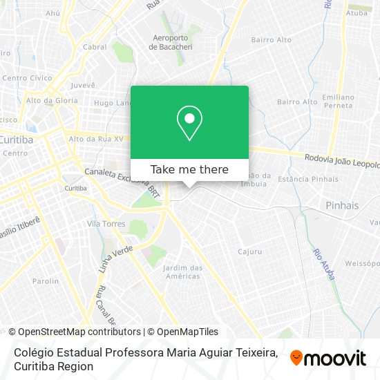 Colégio Estadual Professora Maria Aguiar Teixeira map