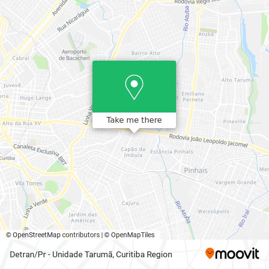Detran/Pr - Unidade Tarumã map