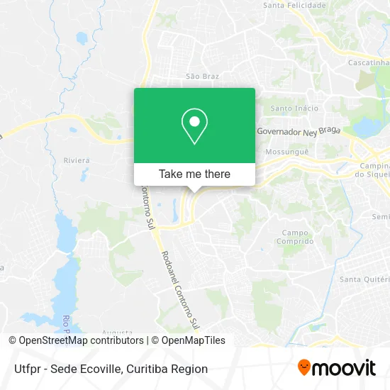 Utfpr - Sede Ecoville map