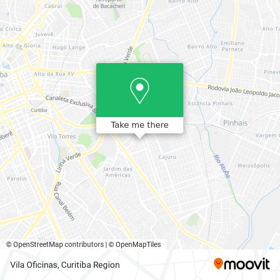 Vila Oficinas map