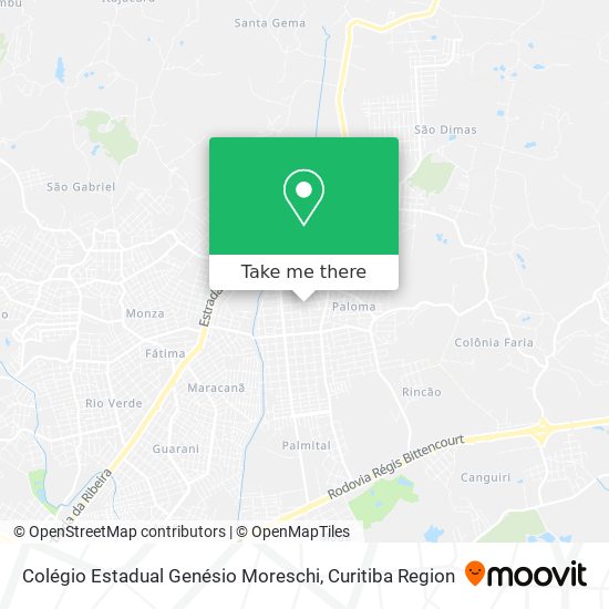 Colégio Estadual Genésio Moreschi map