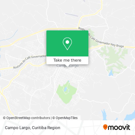Mapa Campo Largo