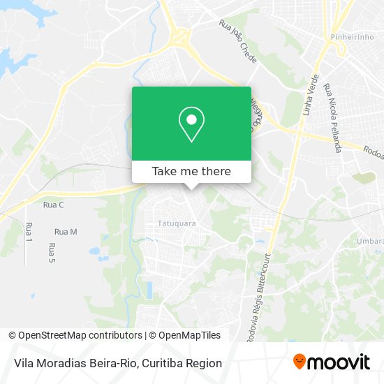 Vila Moradias Beira-Rio map