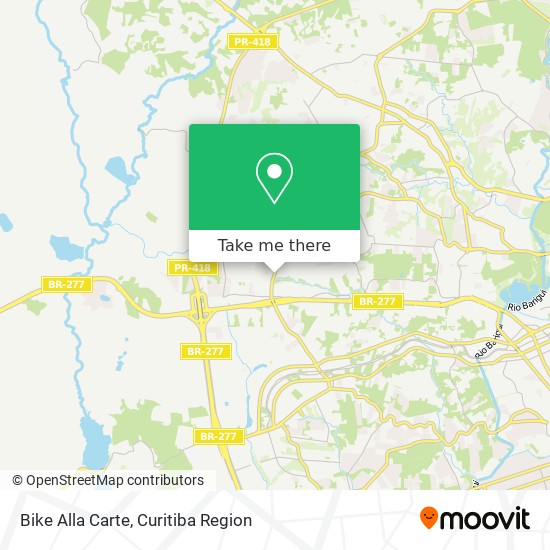 Mapa Bike Alla Carte