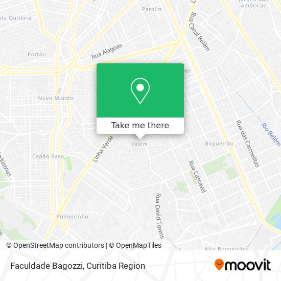 Mapa Faculdade Bagozzi