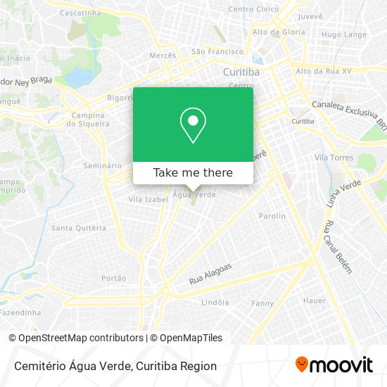 Cemitério Água Verde map