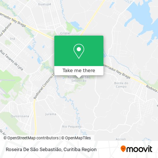 Mapa Roseira De São Sebastião