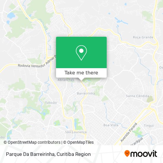 Parque Da Barreirinha map