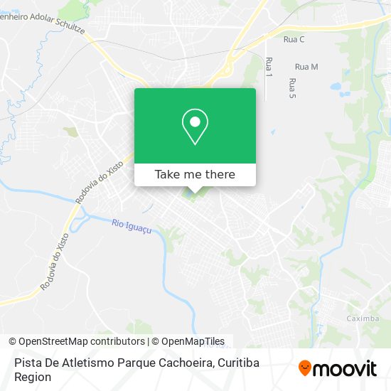 Pista De Atletismo Parque Cachoeira map