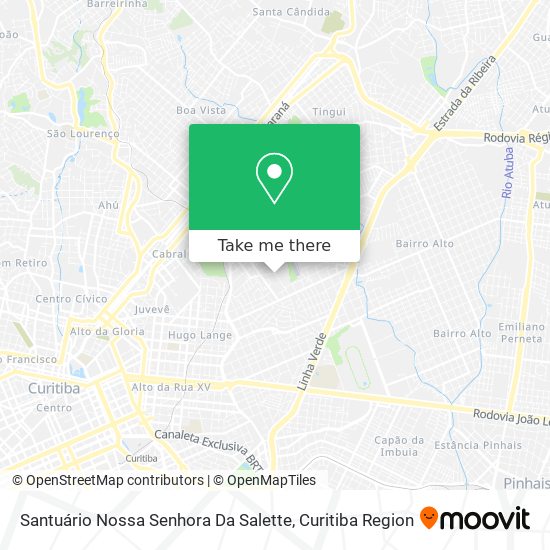 Santuário Nossa Senhora Da Salette map