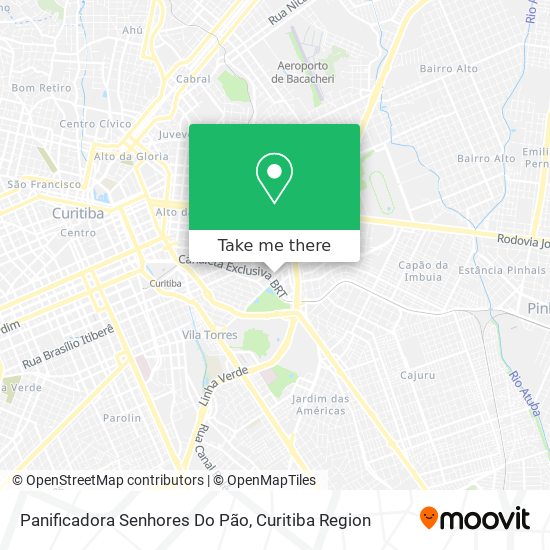 Panificadora Senhores Do Pão map