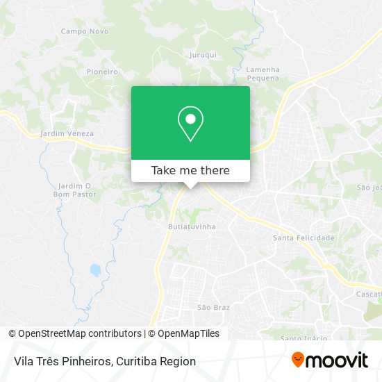 Vila Três Pinheiros map