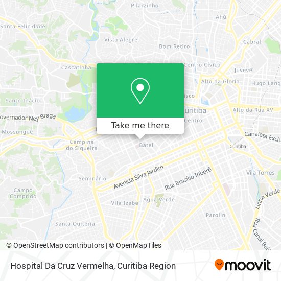 Mapa Hospital Da Cruz Vermelha