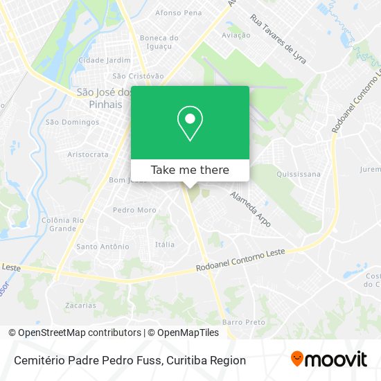 Cemitério Padre Pedro Fuss map