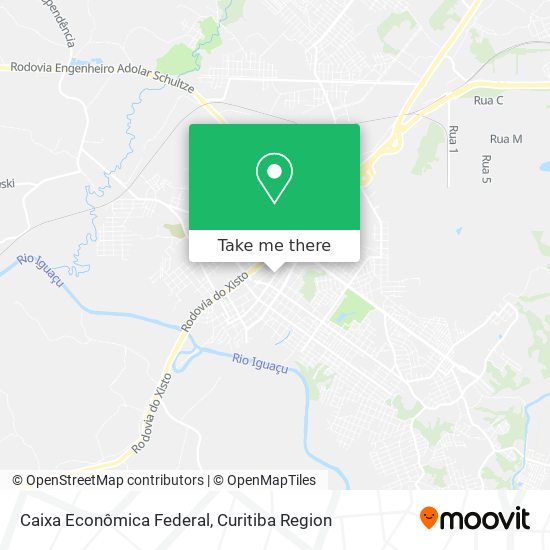 Caixa Econômica Federal map