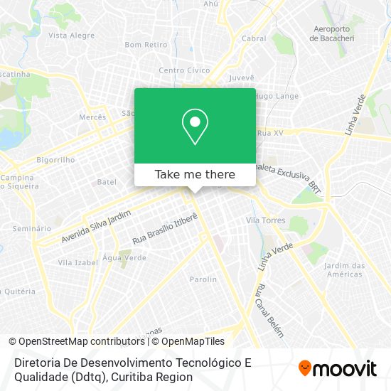 Diretoria De Desenvolvimento Tecnológico E Qualidade (Ddtq) map