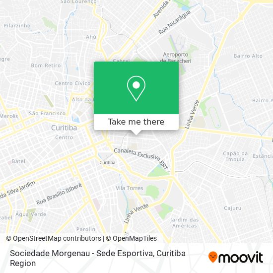 Sociedade Morgenau - Sede Esportiva map