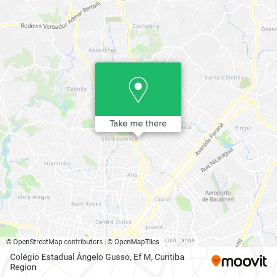 Colégio Estadual Ângelo Gusso, Ef M map