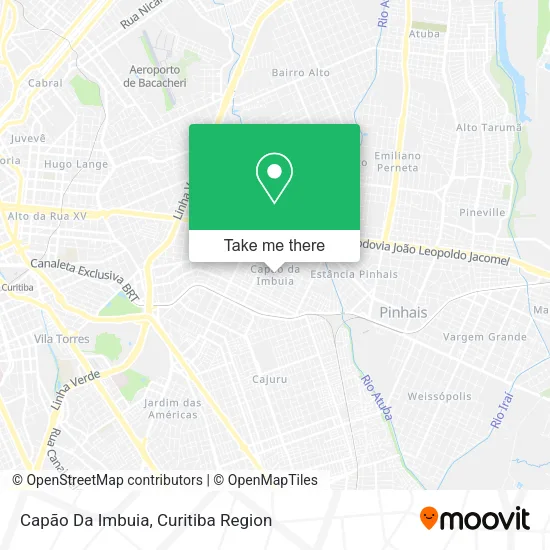 Capão Da Imbuia map