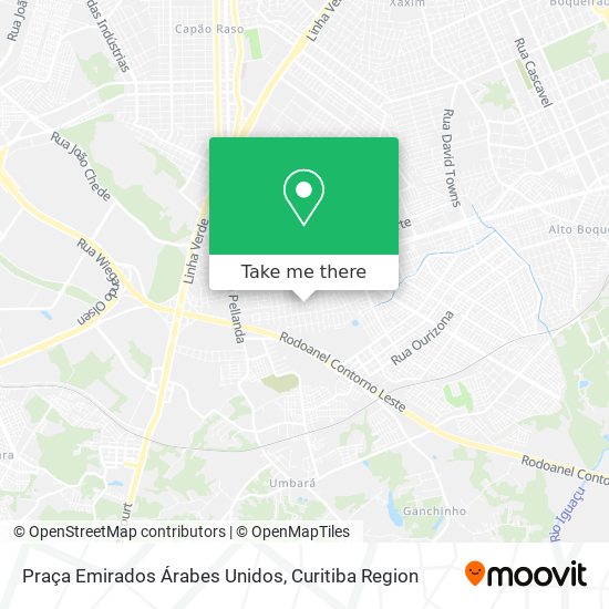 Praça Emirados Árabes Unidos map