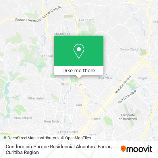 Condominio Parque Residencial Alcantara Farran map