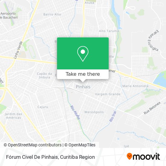 Fórum Civel De Pinhais map