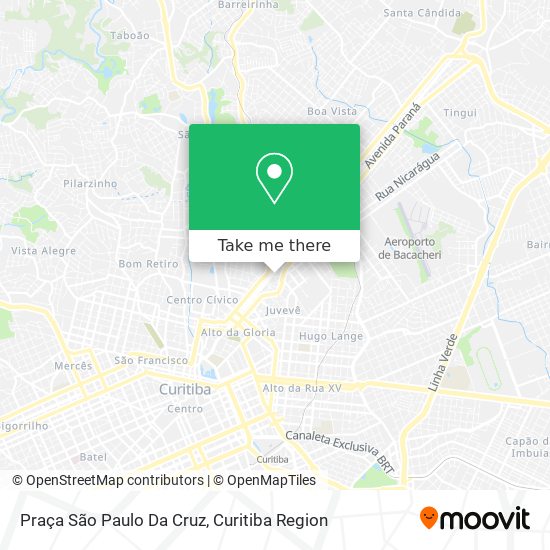 Praça São Paulo Da Cruz map