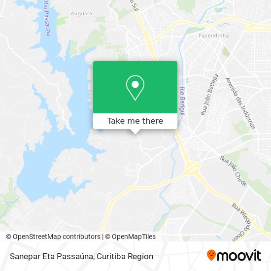 Sanepar Eta Passaúna map