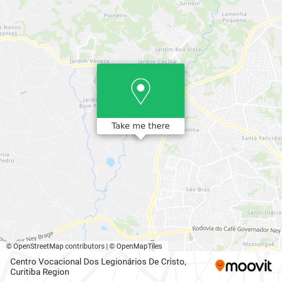 Centro Vocacional Dos Legionários De Cristo map