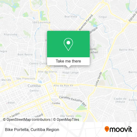 Bike Portella map