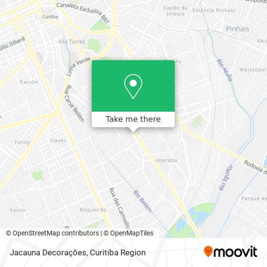 Jacauna Decorações map