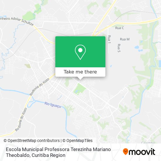 Escola Municipal Professora Terezinha Mariano Theobaldo map