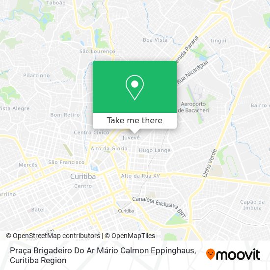 Mapa Praça Brigadeiro Do Ar Mário Calmon Eppinghaus