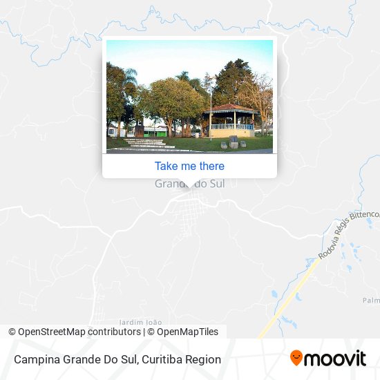 Campina Grande Do Sul map