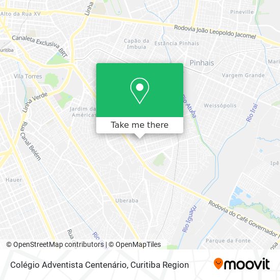 Colégio Adventista Centenário map