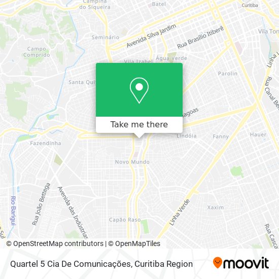 Quartel 5 Cia De Comunicações map