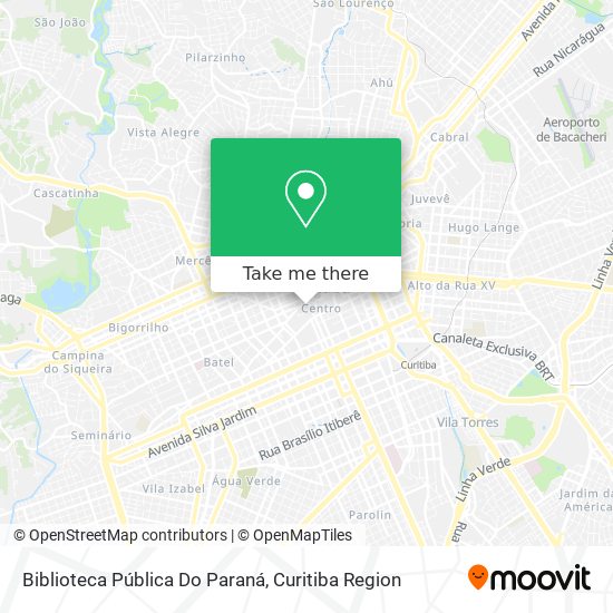 Biblioteca Pública Do Paraná map
