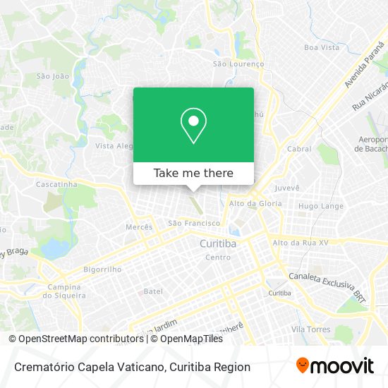 Crematório Capela Vaticano map