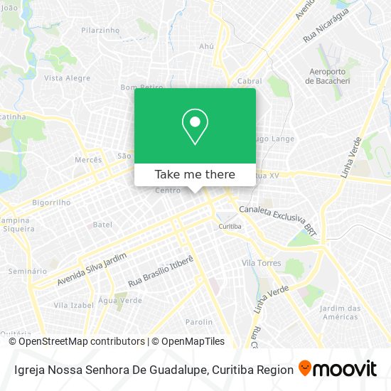 Mapa Igreja Nossa Senhora De Guadalupe