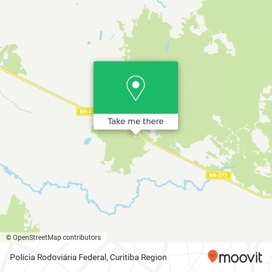 Polícia Rodoviária Federal map