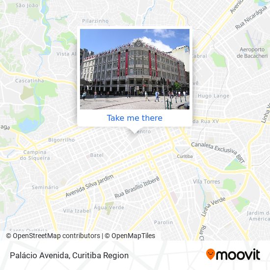 Mapa Palácio Avenida