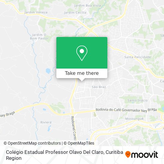 Colégio Estadual Professor Olavo Del Claro map