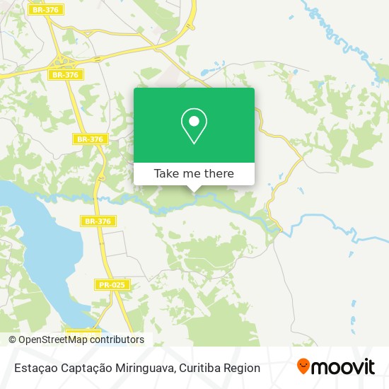 Estaçao Captação Miringuava map