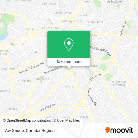 Aw Saúde map
