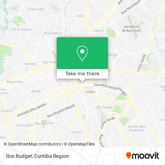 Ibis Budget map